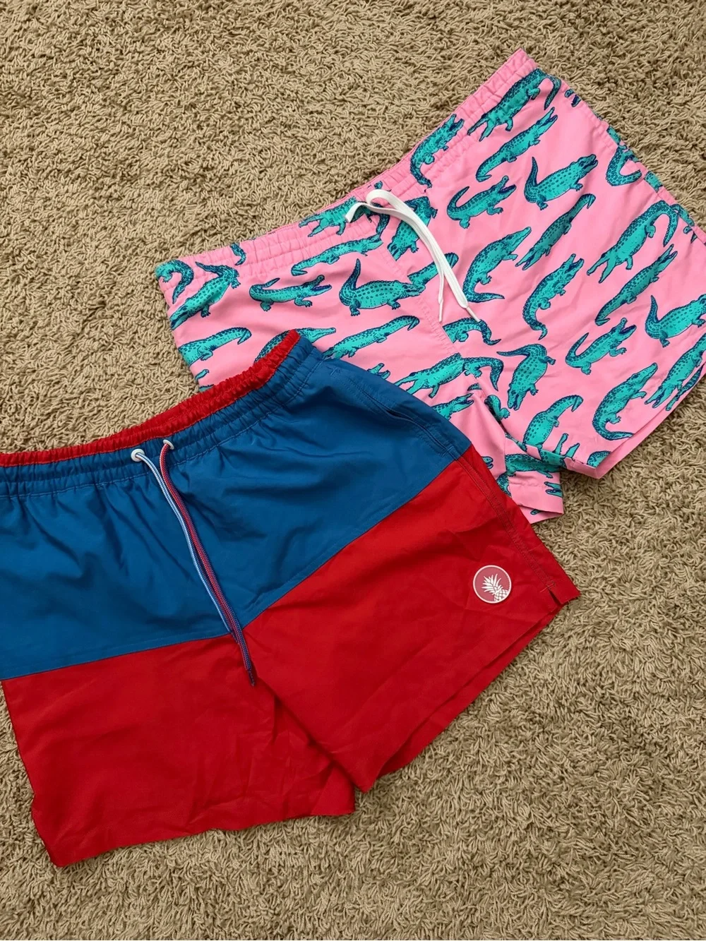 Chubbies Swim Trunks Men’s Medium 5.5” Inseam Mesh Lined Shorts Bundle